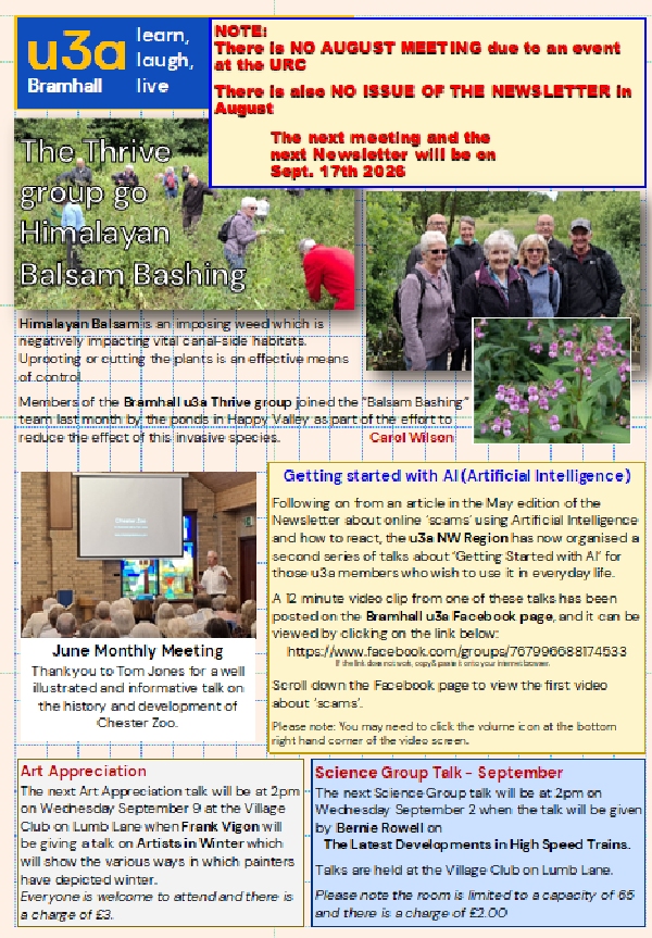 Bramhall u3a